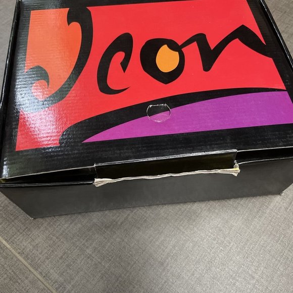 Icon shara twelve women Art Print leather heeled mule Nib 8 - Picture 9 of 9